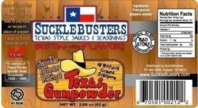 SuckleBusters Texas Gunpowder - Chipotle