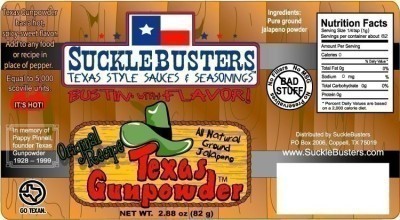 SuckleBusters Texas Gunpowder