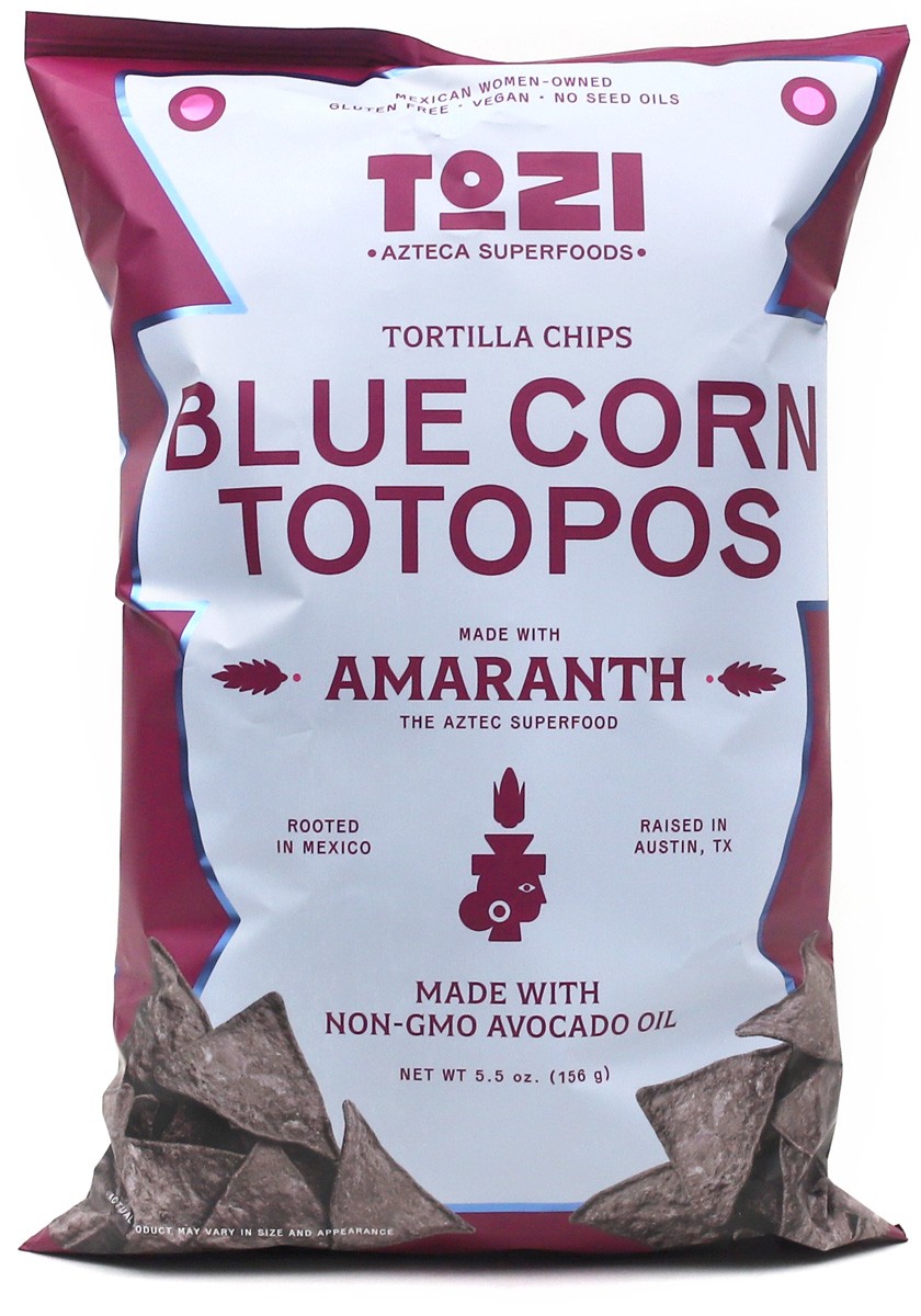 TOZI Blue Corn & Amaranth Chips > TexasFood.com