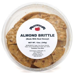 Brittle-Brittle Old-Fashioned Hand Dipped Almond Brittle