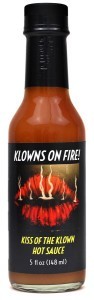 Klowns on Fire! Kiss of the Klown Hot Sauce