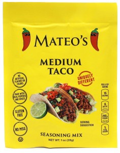 Mateo's Gourmet Medium Taco Seasoning