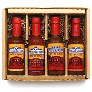 SuckleBusters Texas Heat Hot Sauce 4 Pack