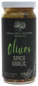 Texas Hill Country Spicy Garlic Stuffed Olives