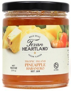 Texan Heartland Tropic Island Pineapple Habanero Hot Jam