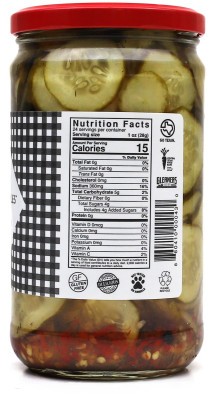 Basia's Pickles Texas Heat - Nutrition Facts