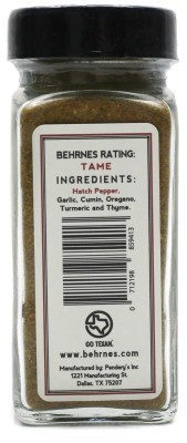 Behrnes' Hatch No Salt Spice Blend