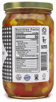 Basia's Pickles Yellow Squash Relish - Nutrition Facts