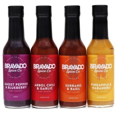 Bravado Spice Hot Sauce 4 Pack