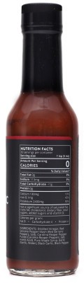 Black Garlic Carolina Reaper Hot Sauce - Nutrition Facts