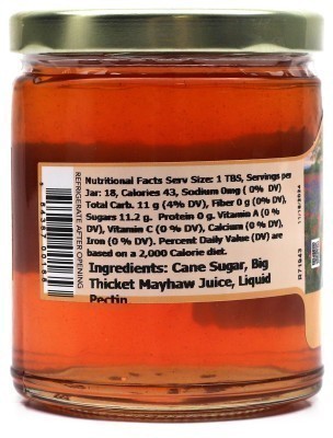 Mayhaw Jelly - Nutrition Facts