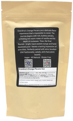 Buzzard's Boneyard Grandma's Orange Pecans - Nutrition Facts