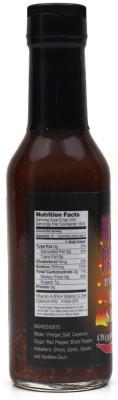 Hell's Passion Hot Sauce - Nutrition Facts