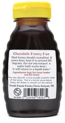 Creek House Chocolate Honey - Nutrition Facts