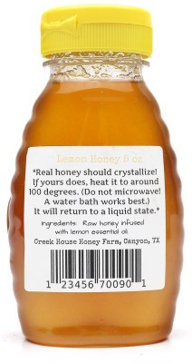 Creek House Lemon Honey - Nutrition Facts