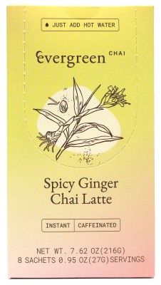 Evergreen Chai - Spicy Ginger Chai Latte