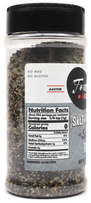 Franklin Barbecue Salt and Pepper Spice Rub - Nutrition Facts