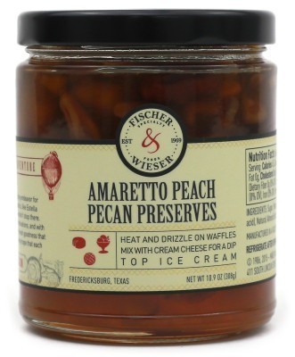 Fischer & Wieser Amaretto Peach Pecan Preserves