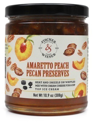 Fischer & Wieser Amaretto Peach Pecan Preserves