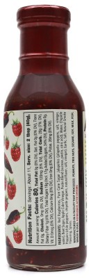 The Original Roasted Raspberry Chipotle Sauce - Nutrition Facts