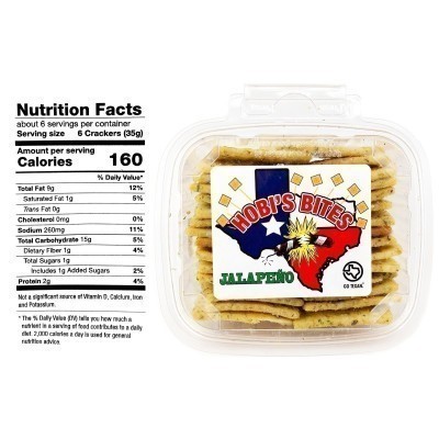 Hobi's Bites Spicy Crackers - Jalapeno