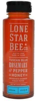 Lone Star Bee Tuscan Blue Rosemary & Pepper Honey