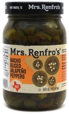 Mrs. Renfro's Nacho Sliced Jalapeño Peppers