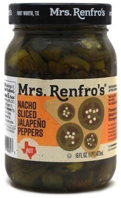 Mrs. Renfro's Nacho Sliced Jalapeño Peppers