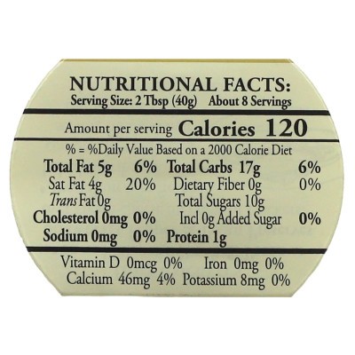 San Saba Fudge Pecan Topping - Nutrition Facts