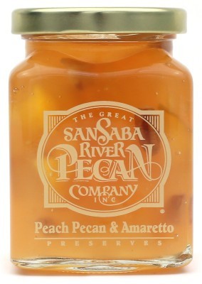 San Saba Peach Pecan & Amaretto Preserves 