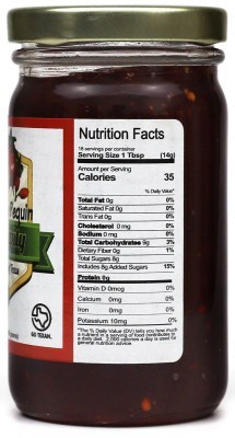 Serendipity Strawberry Pequin Jelly - Nutrition Facts