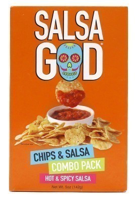 Salsa God Chips & Hot and Spicy Salsa Combo Pack