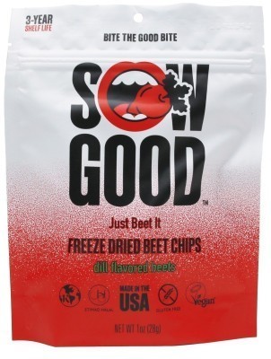 Just Beet It - Dill Flavored Freeze Dried Beet Chips