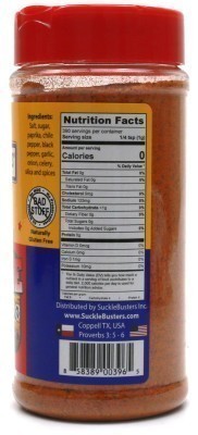 SuckleBusters Hoochie Mama BBQ Rub - Nutrition Facts