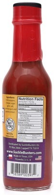 Texas Heat Pepper Sauce - Sriracha - Nutrition Facts