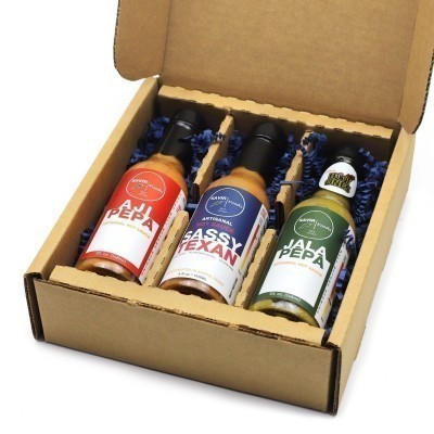 3 Woozy Hot Sauce Bottle Shipping Gift Box - Pack of 25
