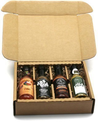 4 Woozy Hot Sauce Bottle Shipping Gift Box - Pack of 25