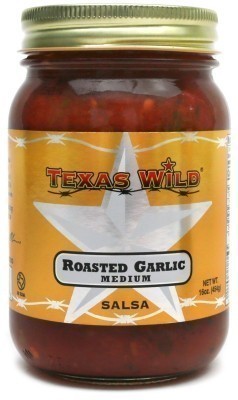 Texas Wild Roasted Garlic Medium Salsa