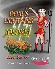 Devil's Lightning Jolokia Hot Sauce