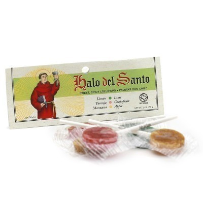 Halo del Santo Sweet Spicy Lollipops - Lime, Grapefruit & Apple