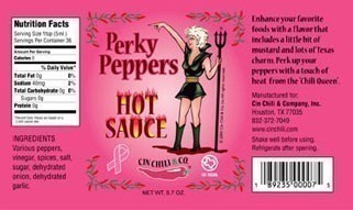 Perky Peppers Hot Sauce